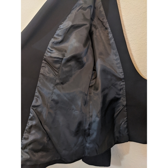 Vintage Back Cutout Cache Black Blazer NWT - Picture 7 of 8